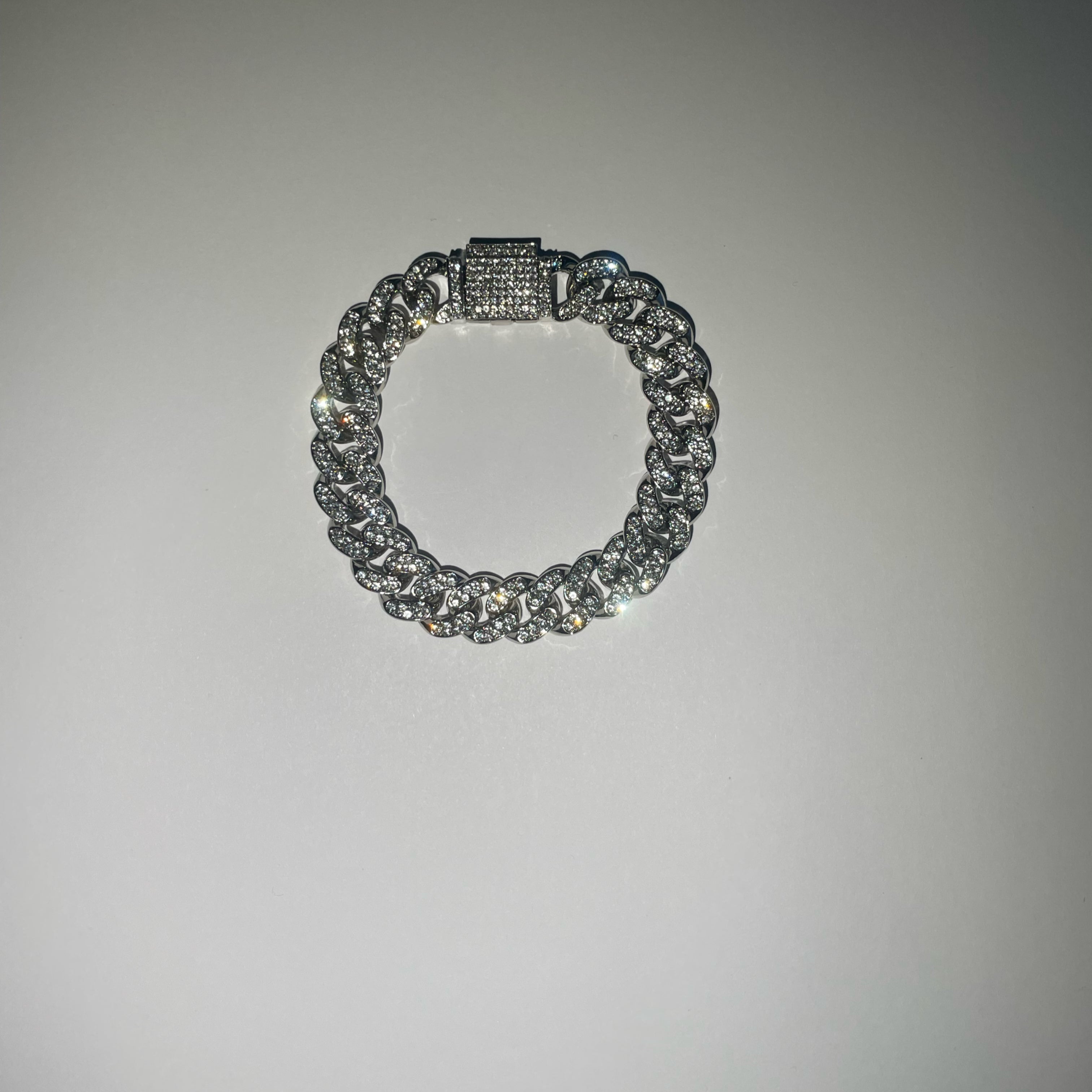 Iced Royale Bracelet – Silver Edition⛓️