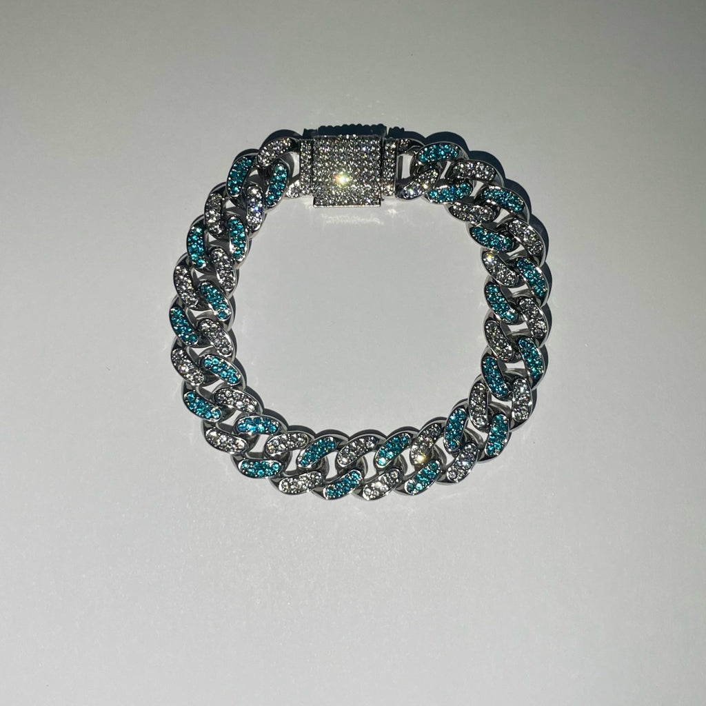 Blue Iced out Bracelet💦🥶