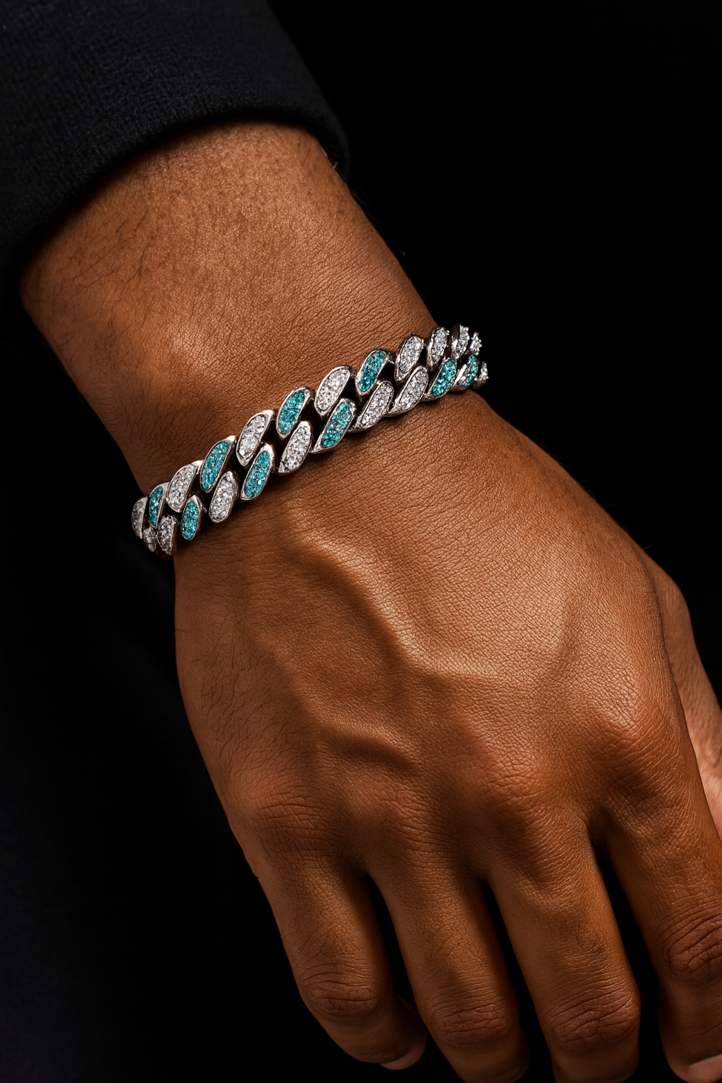 Blue Iced out Bracelet💦🥶