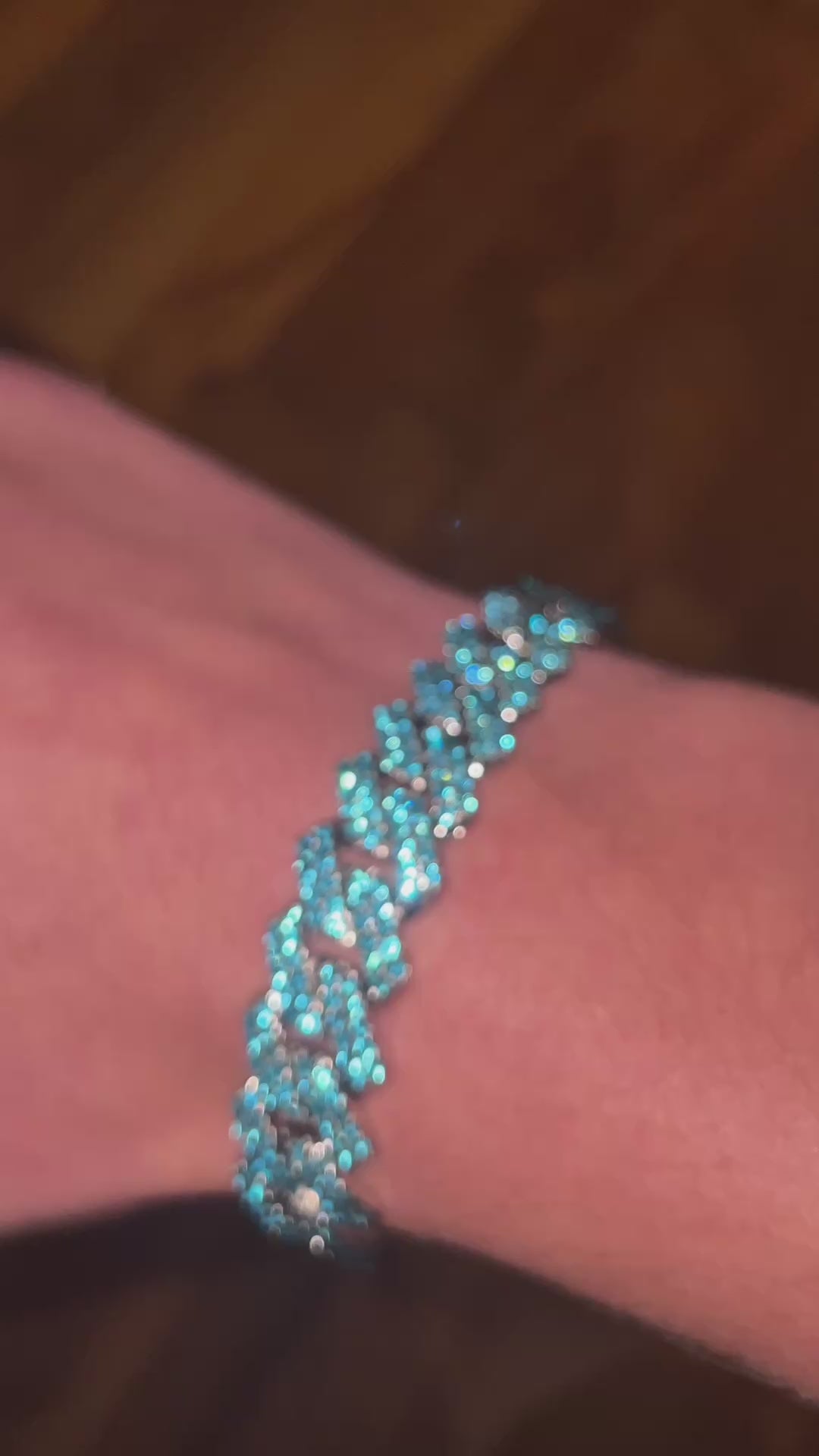 Turquoise Frost Bracelet – Blue Edition💎✨