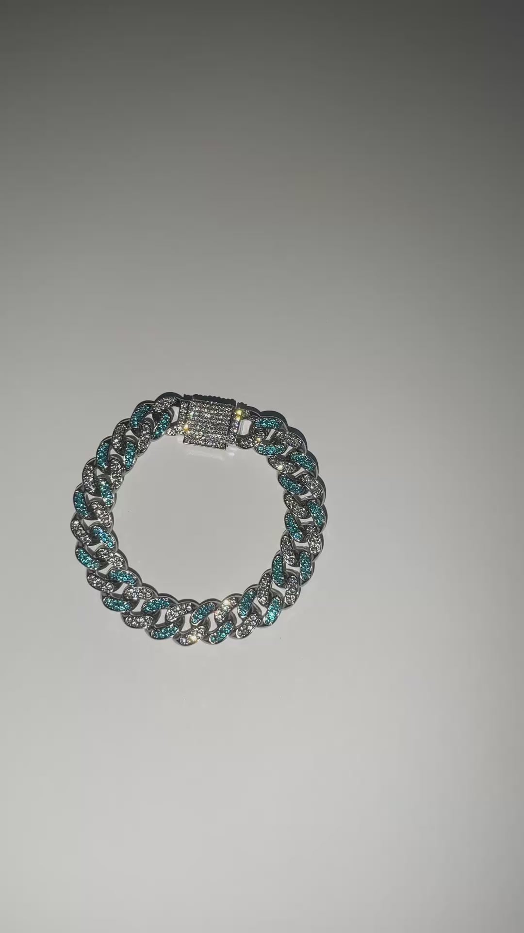 Blue Iced out Bracelet💦🥶